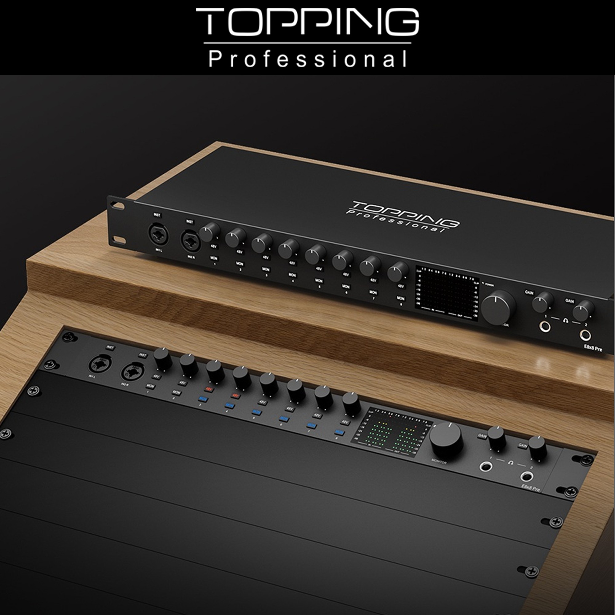 토핑 TOPPING E8X8 PRE 오디오 인터페이스 정식수입제품 iOS 안드로이드OS 이미지 8