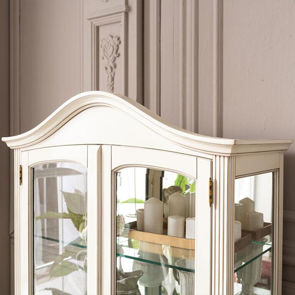 까사홈 베로나 엔틱 유리 장식장