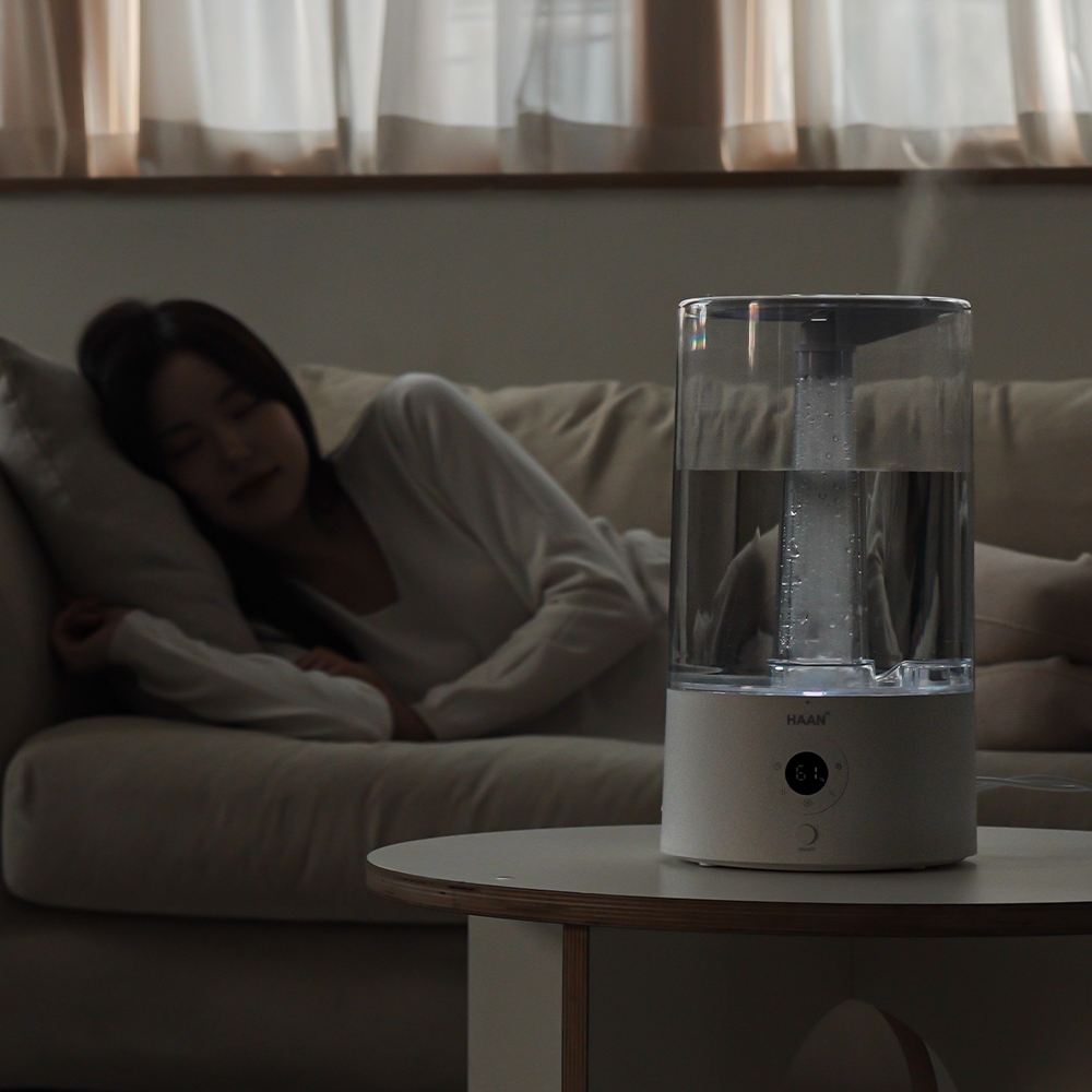 가정용 5L 대용량 아기 신생아 가열 살균 간편세척 무드등 복합식 가습기 HD800HA