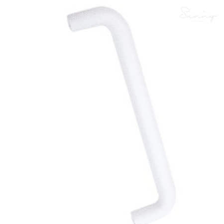 ㄷ자 손잡이 128mm 백색 싱크대손잡이 지니샵
