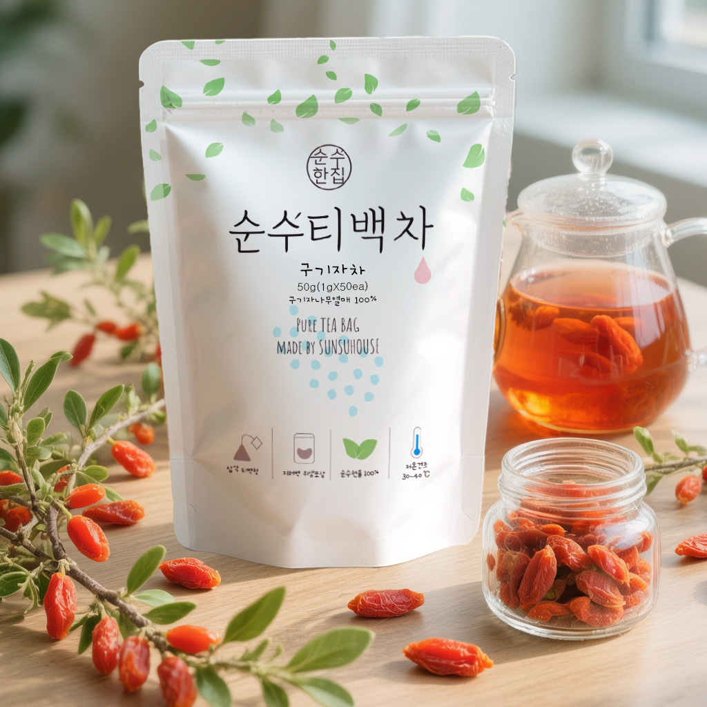 순수한집 구기자차 티백 50개입 이미지 2