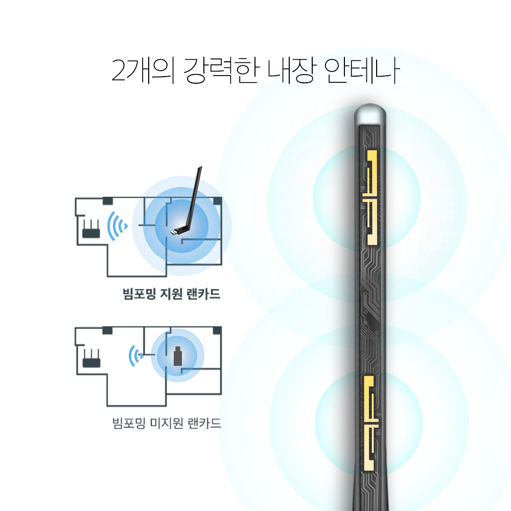 티피링크 AX1800 듀얼밴드 Wi-Fi 6 USB3.0 데스크탑 와이파이 무선랜카드 Archer TX35U Plus - 상세 이미지 4