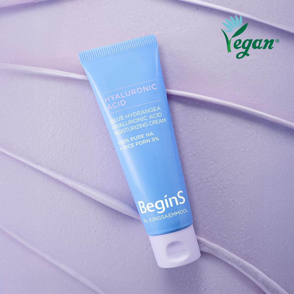 비긴스 바이 정샘물 블루 수국 히알루론산 수분 크림 50ml - 상세 이미지 3