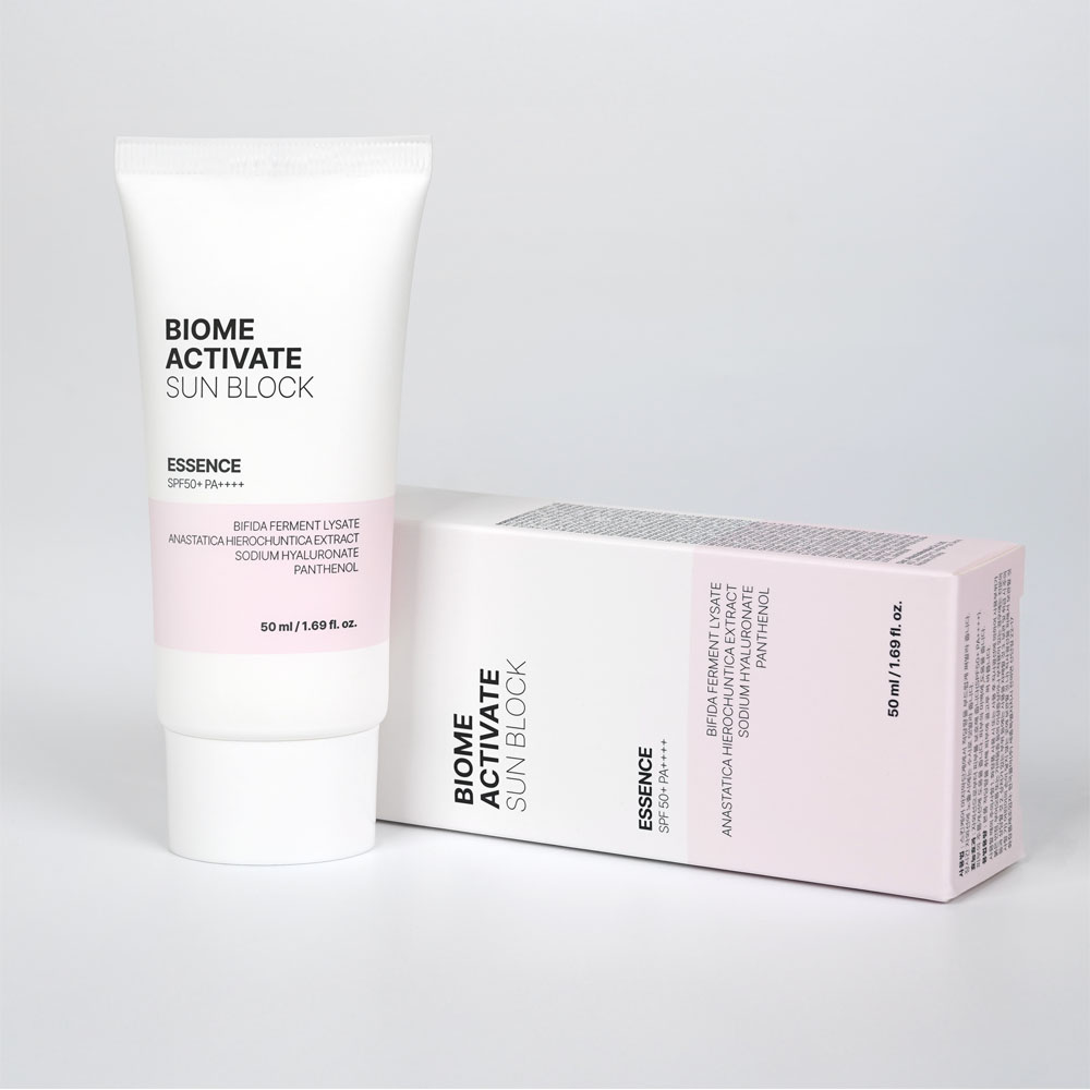 [바액] [2개] 선블록 에센스 [50ml] 피부수분 영양공급 부드럽고 촉촉한 사용감 주름 미백 자외선차단 3중기능성 선크림