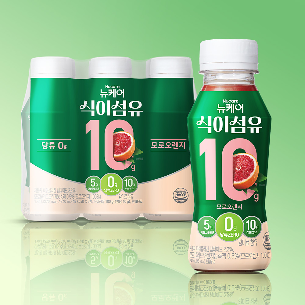 뉴케어 식이섬유 10g 모로오렌지맛 240ml, 12개 - 상세 이미지 3