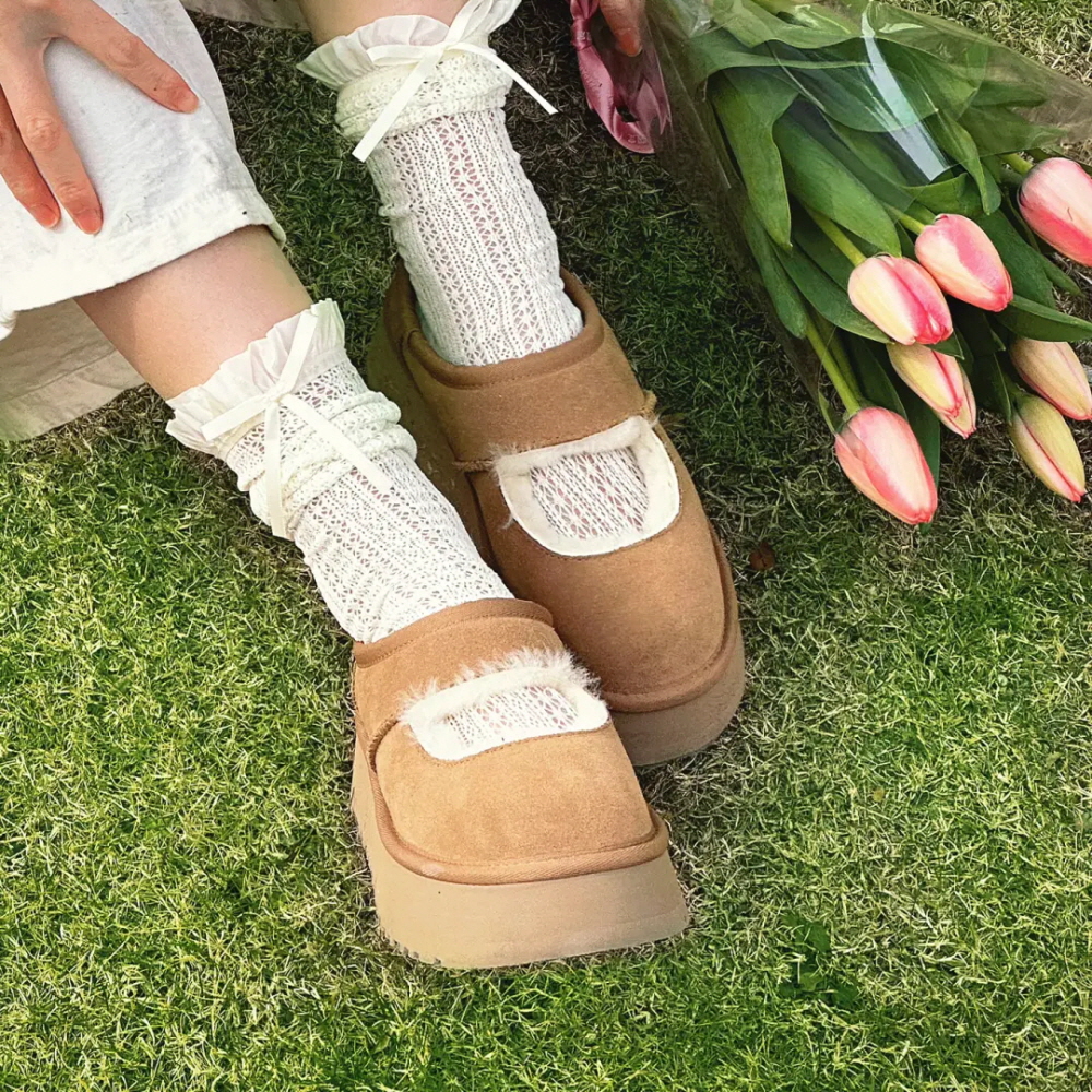 UGG 어그 25FW 비아 메리제인 체스트넛 1167612 - 상품 이미지
