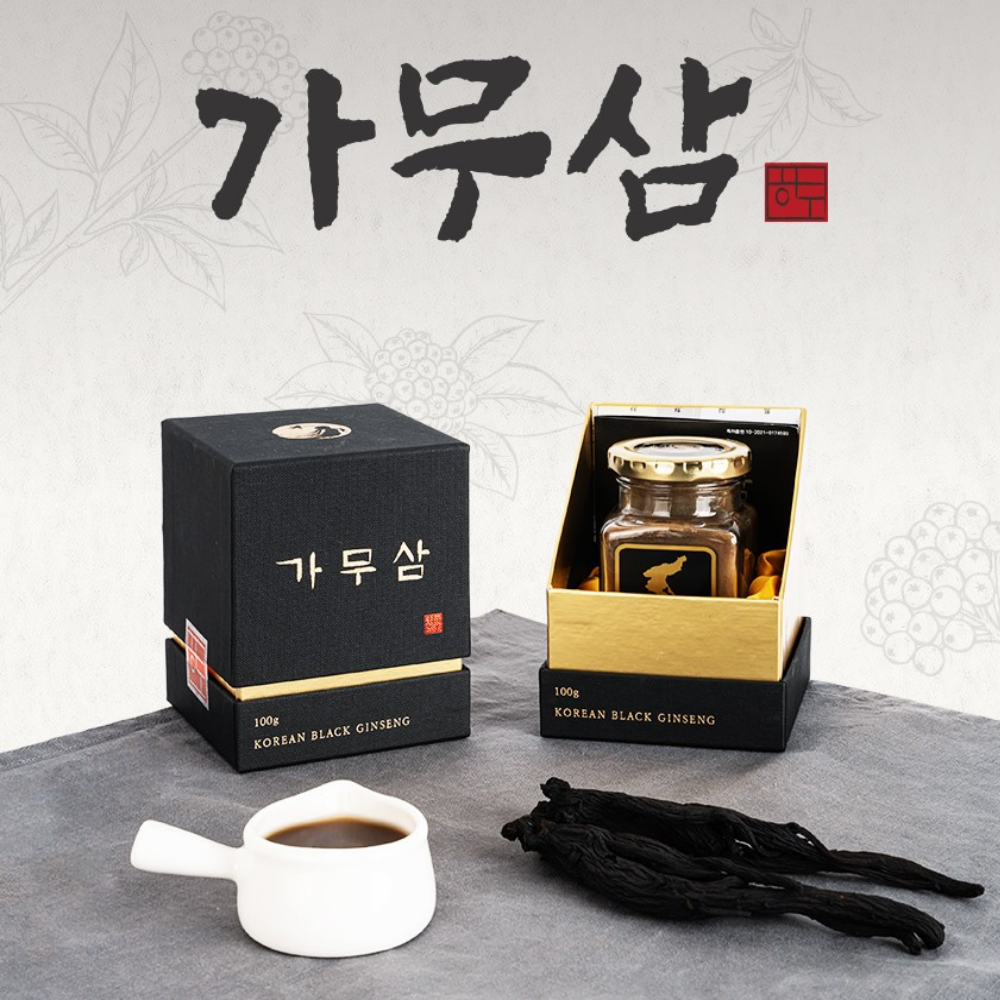 기력보충 가무삼 흑삼분말스틱 고함량 진세노이드 가무삼 분말 선물용 - 상세 이미지 3
