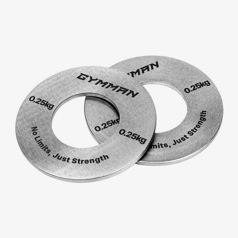 GYMMAN 짐맨 핀포인트 플레이트 경량원판 하드크롬 0.25kg, 2개 - 상품 이미지