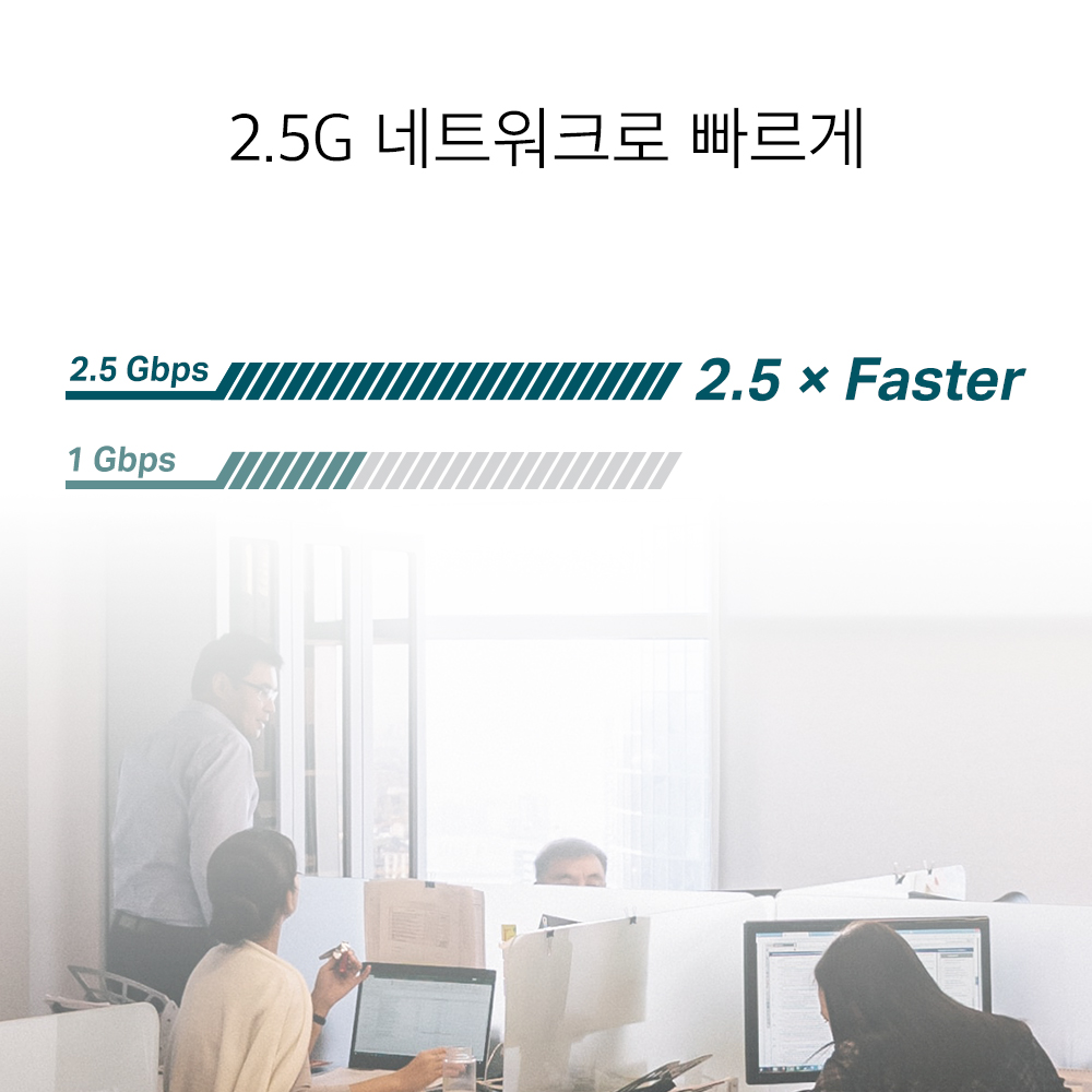 티피링크 2.5Gbps TX201 PCI-e 인터넷 데스크탑 어댑터 유선 랜카드 - 상세 이미지 3