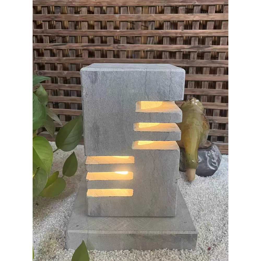 석탑 석등 정원 장식 조경용 전통 석조 인테리어용 높이 40cm - 상세 이미지 2