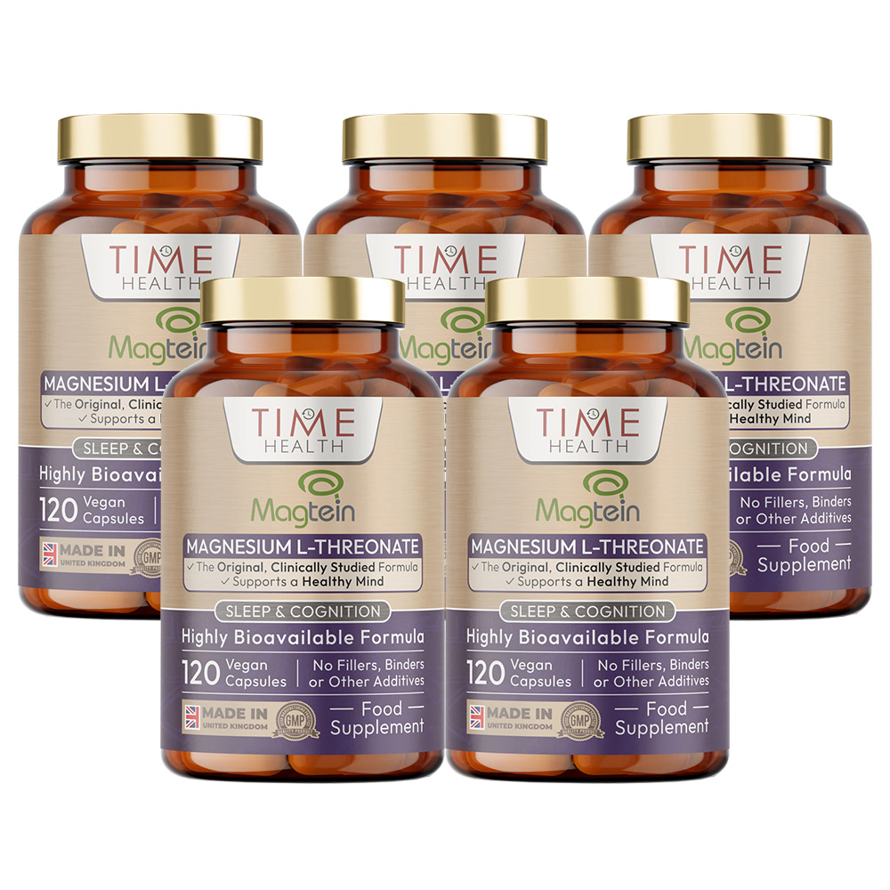 타임헬스 트레온산 마그네슘 120캡슐 5개월분 채정안 마그네슘 마그테인 영국산 제품 이미지