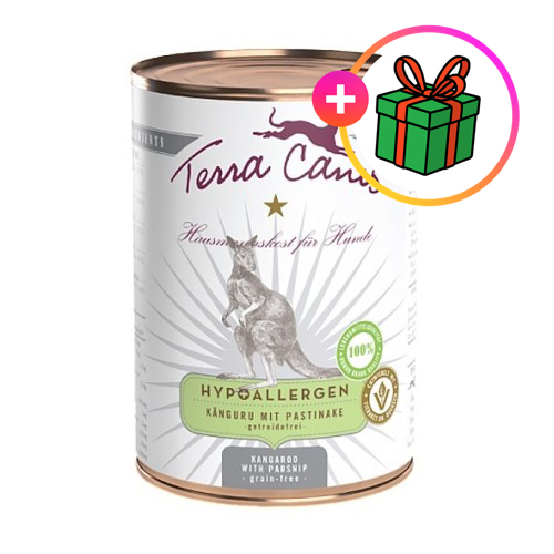 테라카니스 캔 강아지 습식사료 하이포알러젠 캥거루와 파스닙, 400g, 1개 제품 이미지