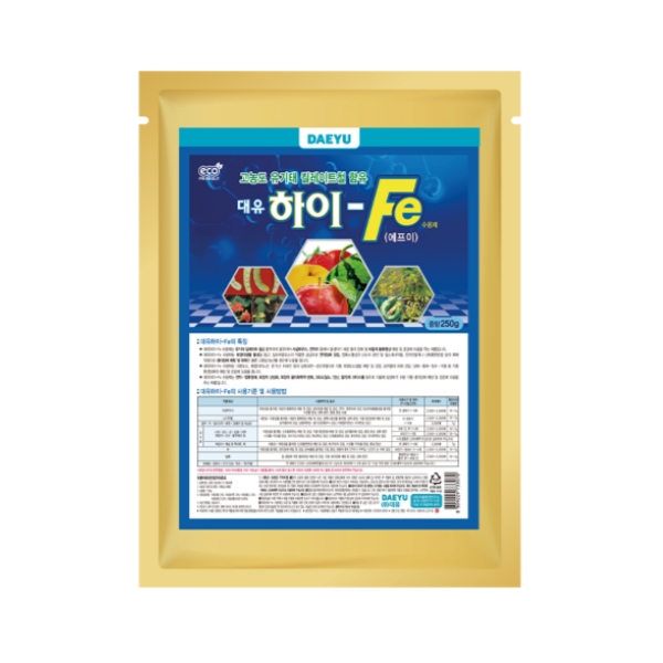 대유 하이Fe 수용제 고농도 킬레이트철 미량요소 황화예방 250g, 1개입 - 상품 이미지
