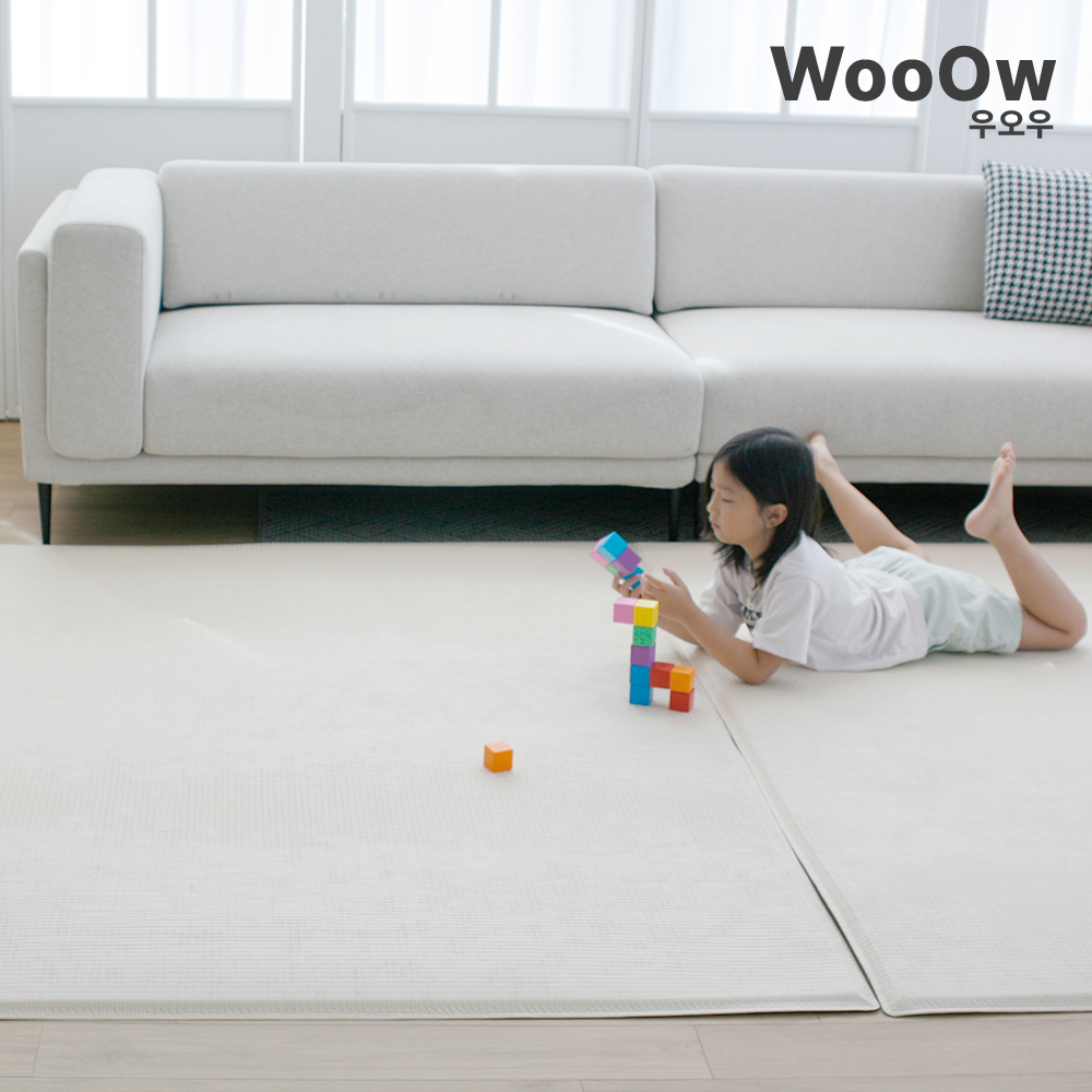 [리뷰8천P]말랑PU 논슬립 놀이방 매트 140x180cm/층간소음 거실 복도 유아 바닥 이미지 7