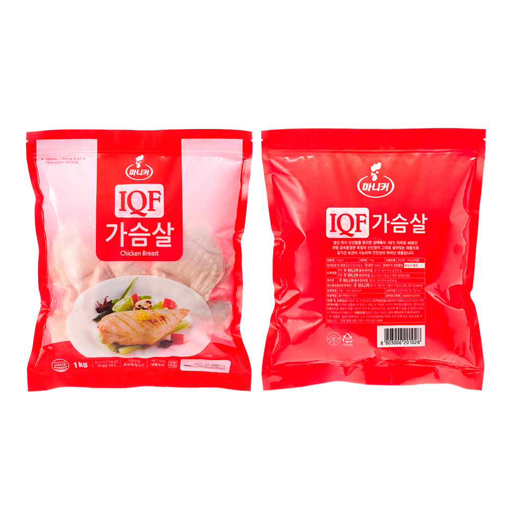 마니커 국내산 IQF 닭가슴살 냉동 1kg - 상세 이미지 2