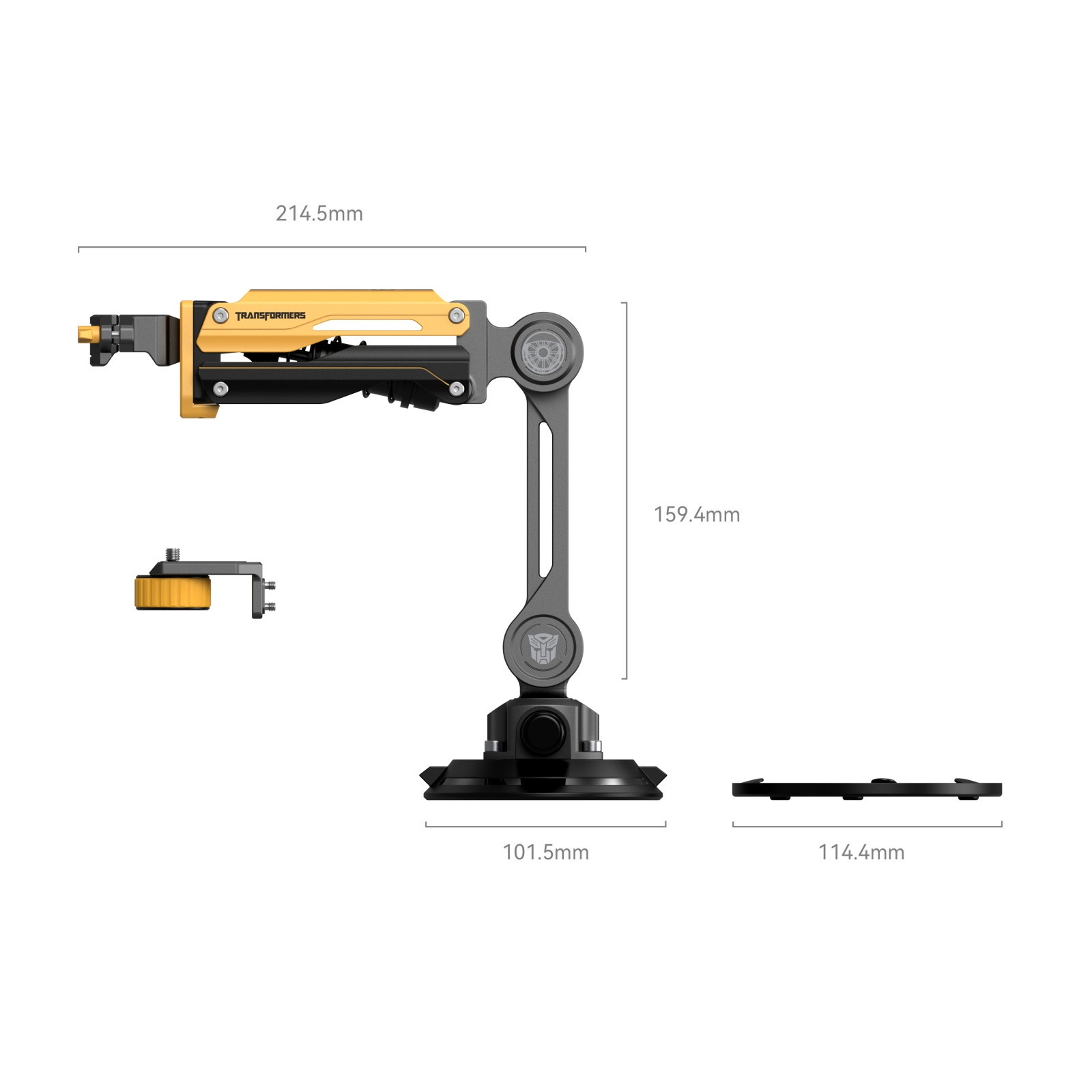 스몰리그 DJI Osmo Pocket 3/GoPro/Insta360용 미니 쇼크 흡수 암 범블비 에디션 (5528) - 상세 이미지 5