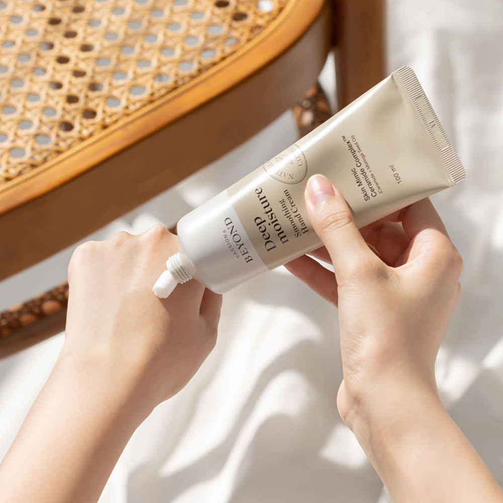 비욘드 대용량 머스크향 사과향 딥모이스처 스무딩 핸드크림 100 mL