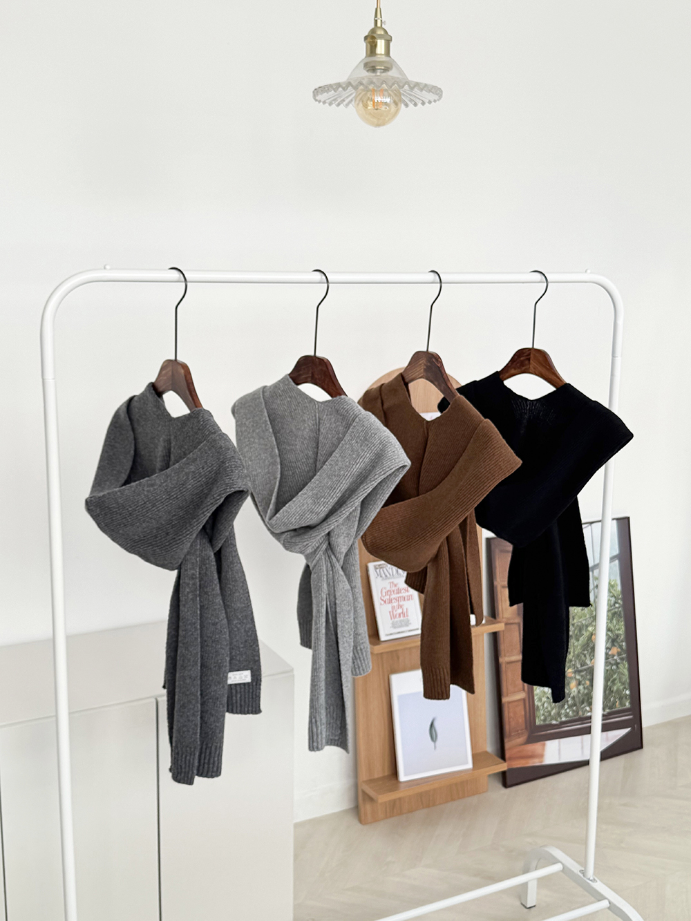 울100머플러 후드머플러 어부바 니트머플러 모자목도리 바라클라바목도리 후드숄