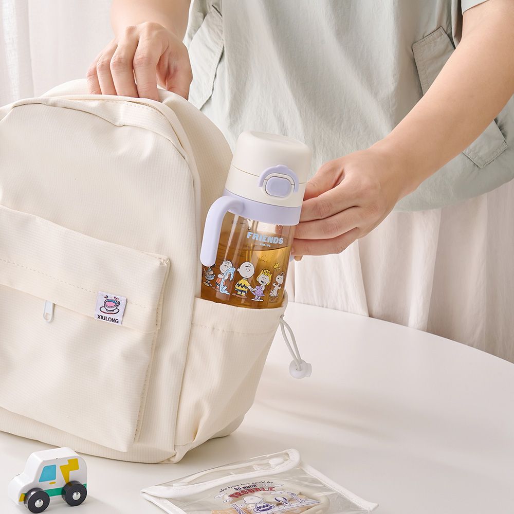 락앤락 스누피 리틀럽 원터치 양손빨대컵 (HAP917BLU)