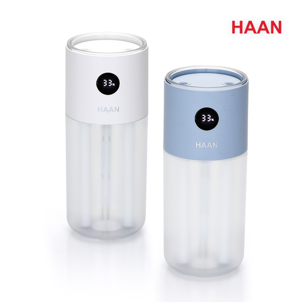 한경희 무선 듀얼가습기 초음파 무드등 탁상용 간편세척 차량용 가습기 HTM-800C