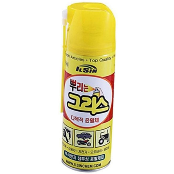 스프레이 뿌리는 구리스 다용도 다목적 윤활제 녹방지 방청제 자동차 공업용 - 상품 이미지