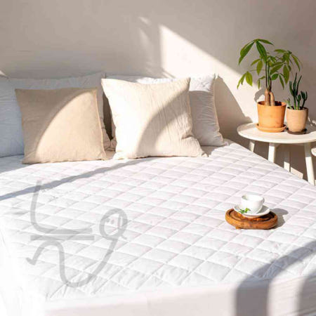 [늘ways협력사]늘ways 카사루 누빔 방수 매트리스 커버 밴드형 킹 K 화이트