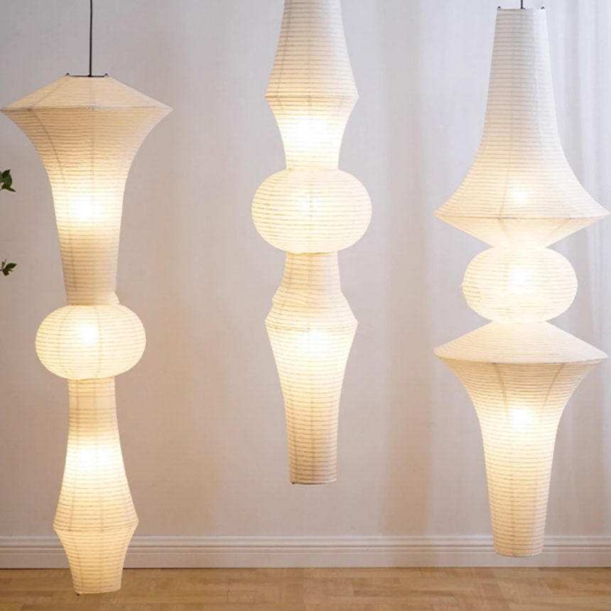 와비사비 한지 종이 아카리 일본 펜던트 조명 Wabisabi Lamp