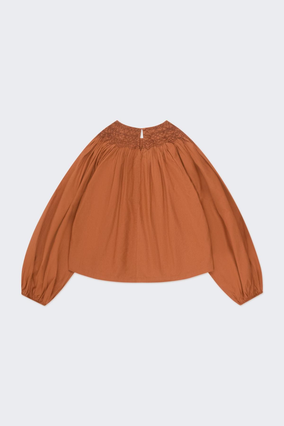 타이니코튼 스모크디테일 블라우스 AW24-619M06 ONE COLOR - 상세 이미지 2