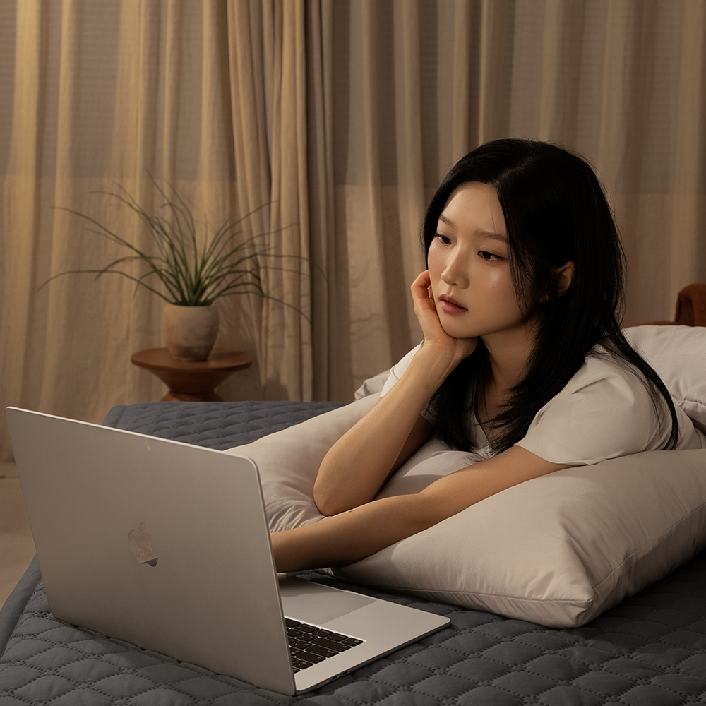 뜨숨 분리난방 전기매트 퀸 전기장판 캠핑 듀얼 탄소매트 카본 전기요 다크그레이 - 상세 이미지 3