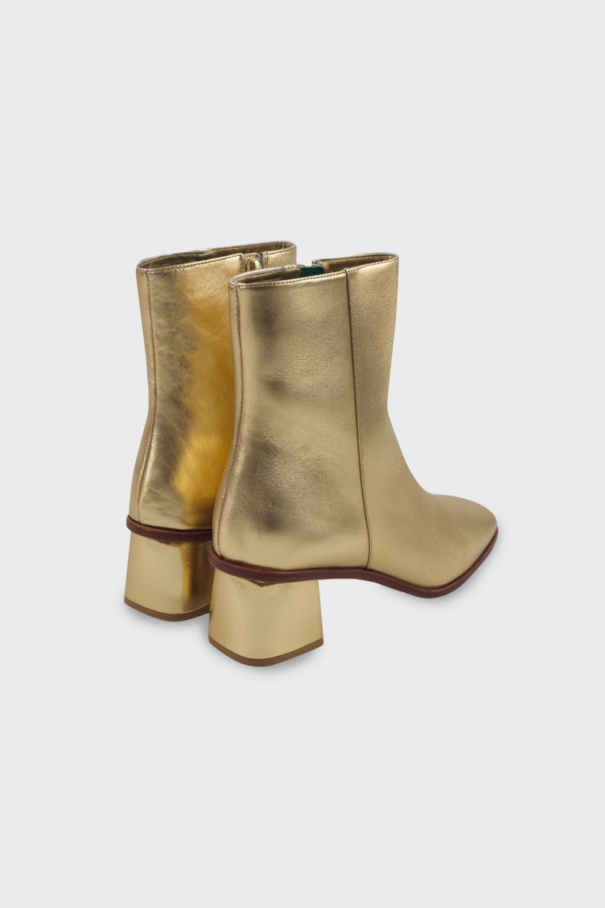 타이니코튼 메탈릭 골드 레더 앵클부츠 AW24-762P66 DORADO - 상세 이미지 4