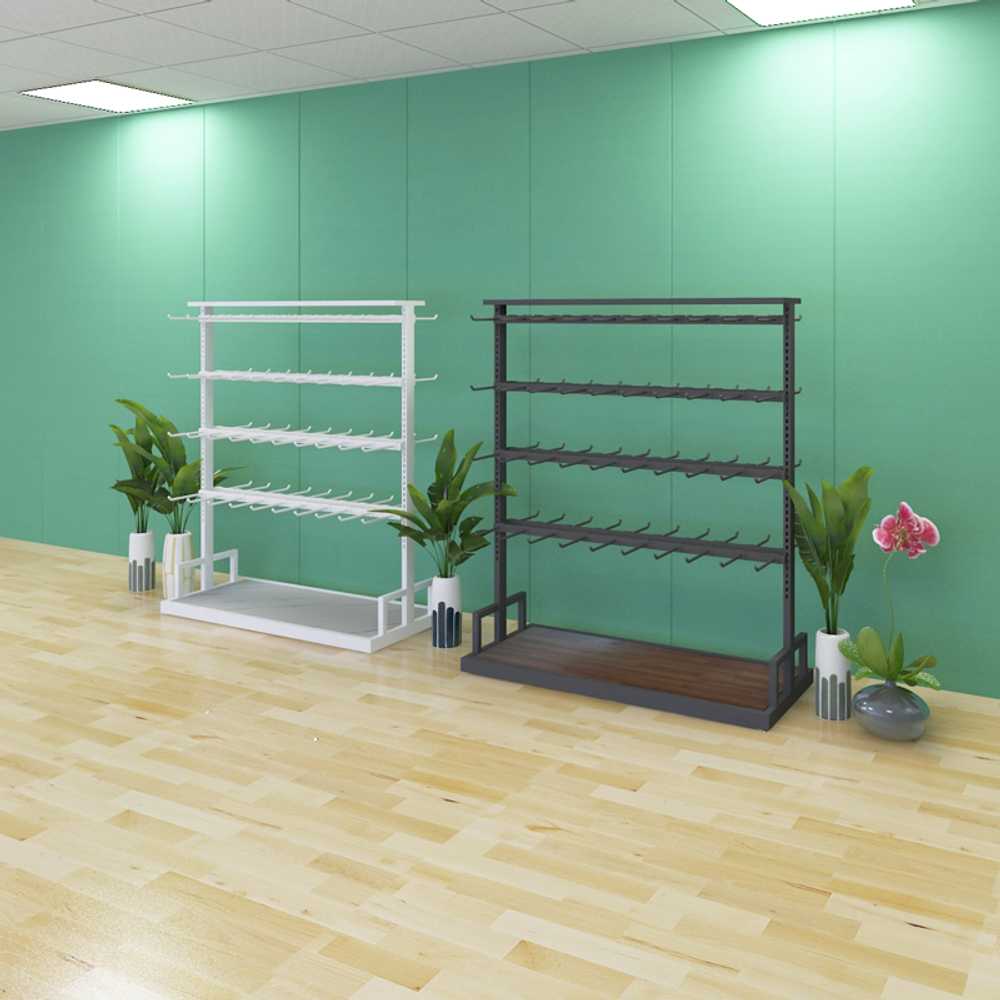 양말 진열대 속옷 거치대 휴대폰 걸이 액세서리 키링 80x50x140cm 블랙 - 상세 이미지 3