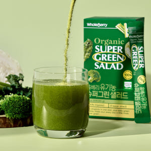 홀베리 유기농 슈퍼그린 샐러드 2g 마시는샐러드 30포, 1개 맛있게 먹은 솔직 후기 - 상품 이미지 1