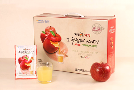 사과즙 착즙 사과즙100% 거창 아기 순수사과 주스 120ml 50포 100포 - 상세 이미지 3