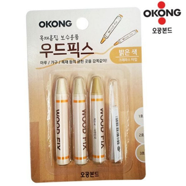 나무 목재 보수 용품 틈새 가구 보수 용품 크레파스 마루 - 메인 이미지