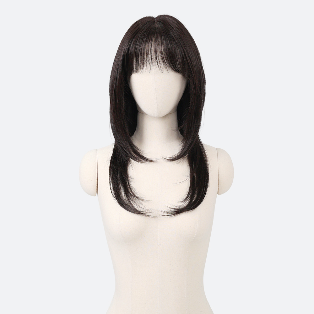 수제통가발 롱 허그펌 레이어드 볼륨웨이브 여자가발 에이버리 이미지 6
