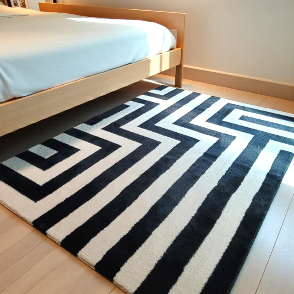 홈집합 고급 러그 먼지없는 워셔블 프리미엄 거실카페트 메이즈, 140x200cm