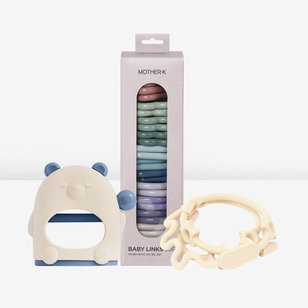 미니멀 수유세트(베이직고리30P+손목치발기+멀티 스트랩) - 상품 이미지