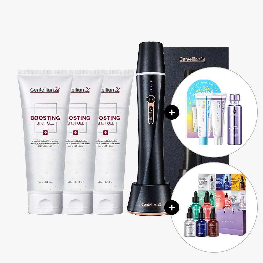 동국제약 센텔리안24 마데카 프라임 인피니티 1개 +부스팅샷젤 150mlx3개 +부스팅앰플 5종+타이트 리프팅 크림 세트+PDRN 세럼+샤쉐 6종 +쇼핑백/ 뷰티디바이스 홈케어기기 - 메인 이미지