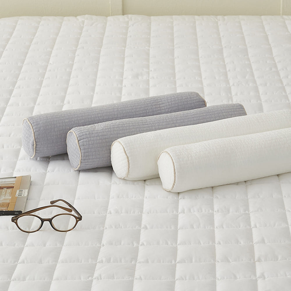 집앤콕 빨아쓰는 원형 경추베개 거북목 일자목 1+1