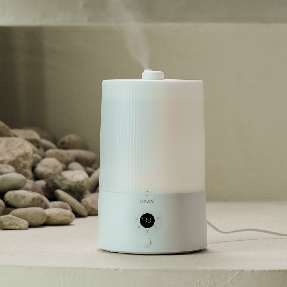 간편세척 4L 대용량 복합식 가습기 신생아 저소음 가습기 물멍 무드등 HD700HA
