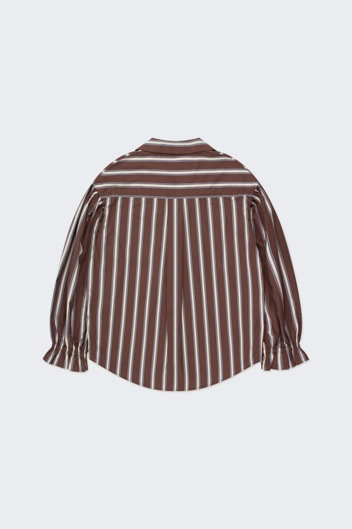 타이니코튼 스트라이프 클래식 루즈핏 긴팔 셔츠 AW24-630K22 ONE COLOR - 상세 이미지 2