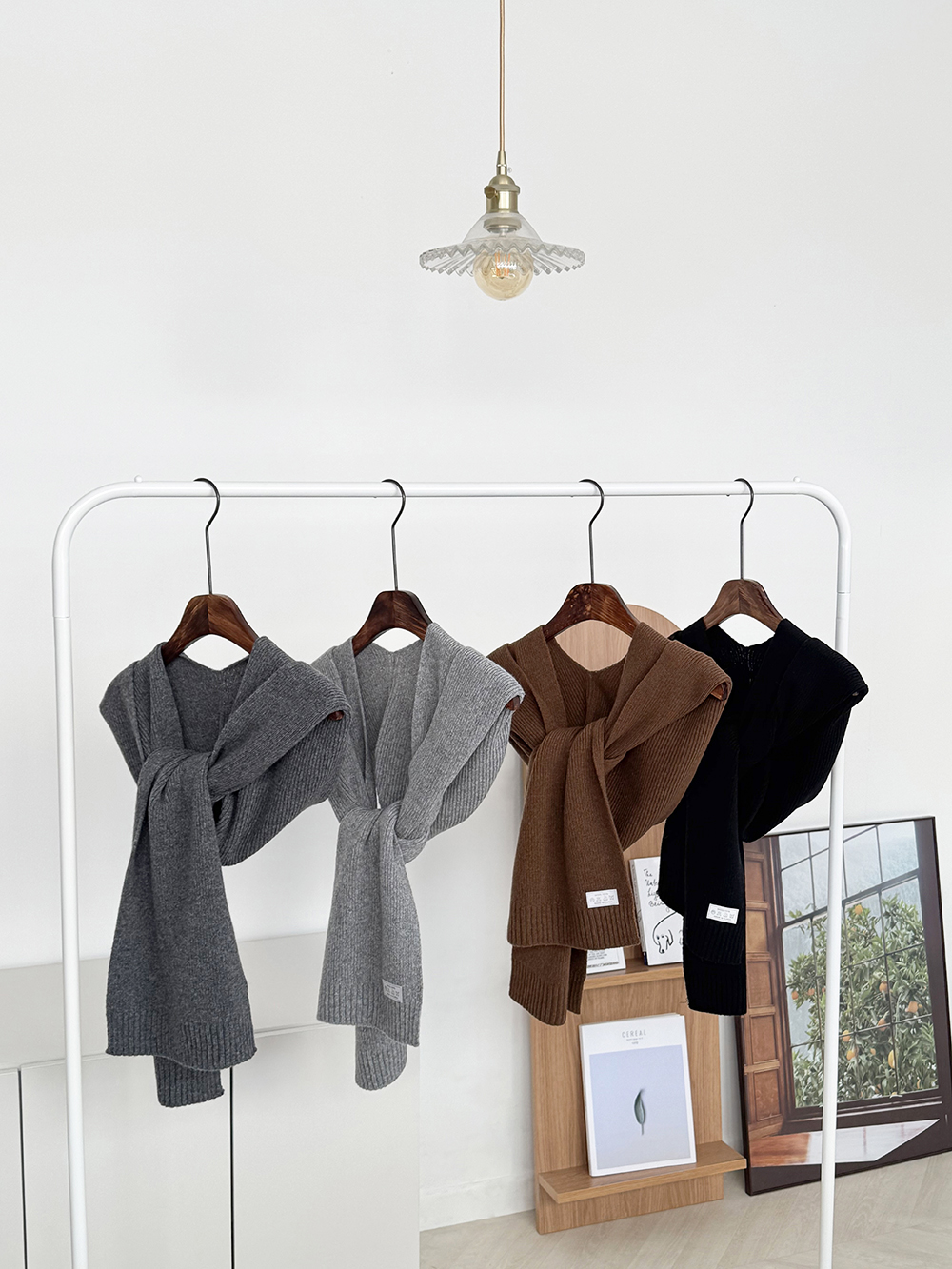 울100머플러 후드머플러 어부바 니트머플러 모자목도리 바라클라바목도리 후드숄