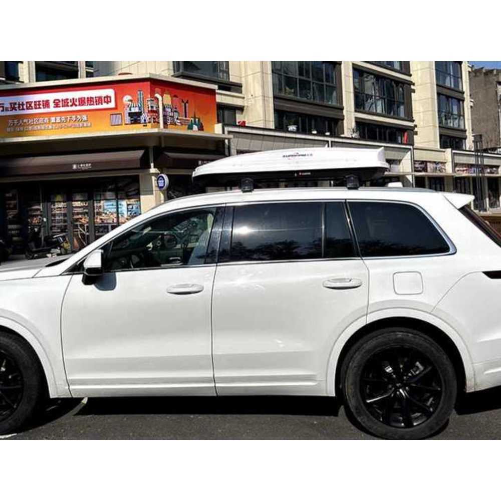 루프탑 루프박스 SUV 전용 대형 차량용 여행 트렁크 480L 화이트 케이스 - 상품 이미지