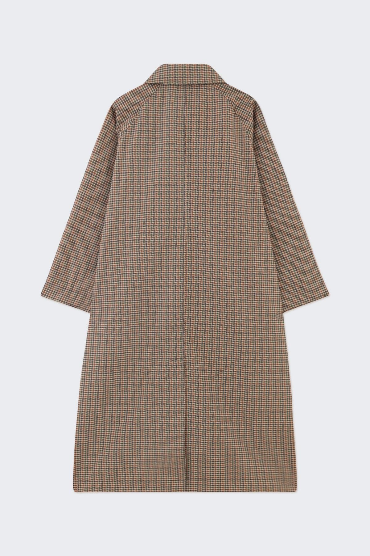 타이니코튼 클래식 체크패턴 롱 트렌치코트 AW24-683108 ONE COLOR - 상세 이미지 2