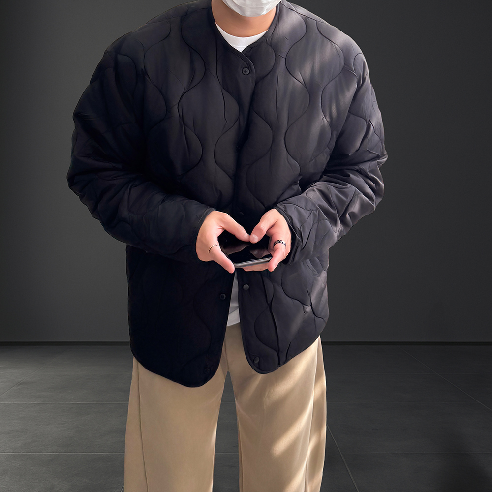 1+1 군대깔깔이 깔깔이점퍼 남자경량패딩 - 메인 이미지