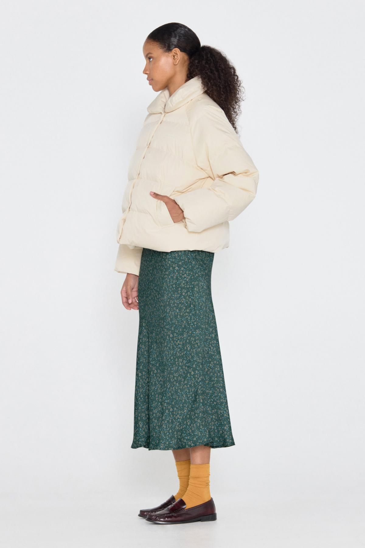 타이니코튼 라이트 패딩 경량 아이보리 숏패딩 AW24-673103 BEIGE - 상세 이미지 5