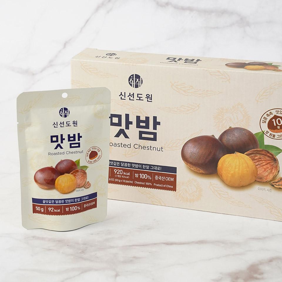 메가마트 신선도원 맛밤 50gx10 - 상품 이미지