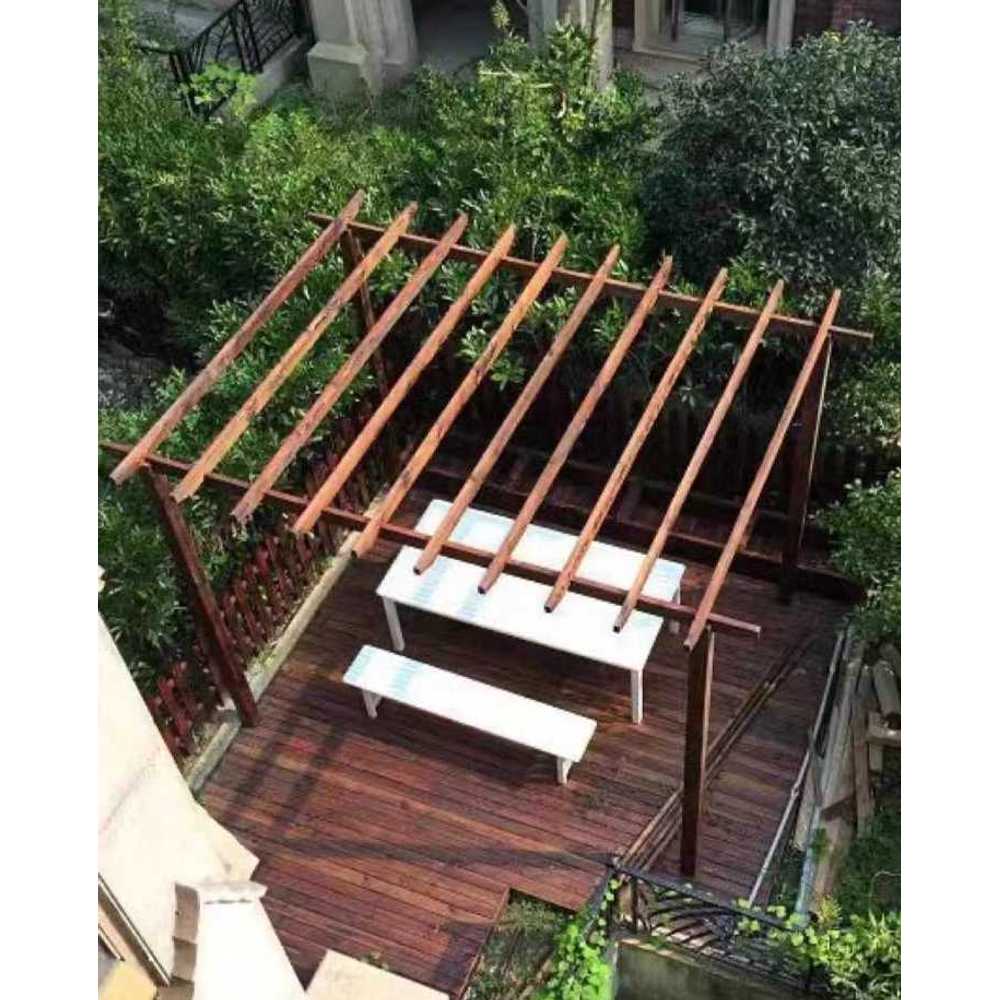 바베큐장 파고라 펜션 야외 휴식용 원목 그늘 쉼터 3x2x2.6m - 상세 이미지 2