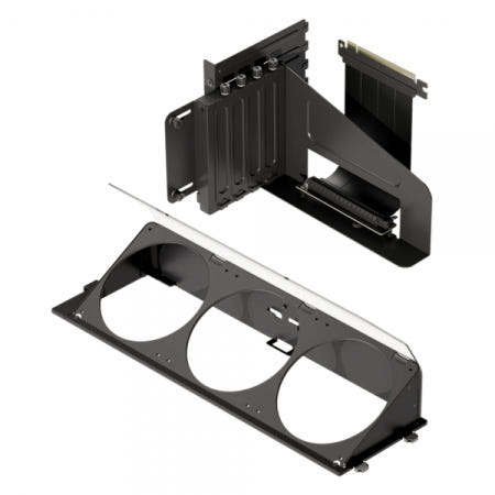 HAVN HS 420 수직 마운트 앵글 팬 브라켓 세트 (블랙)