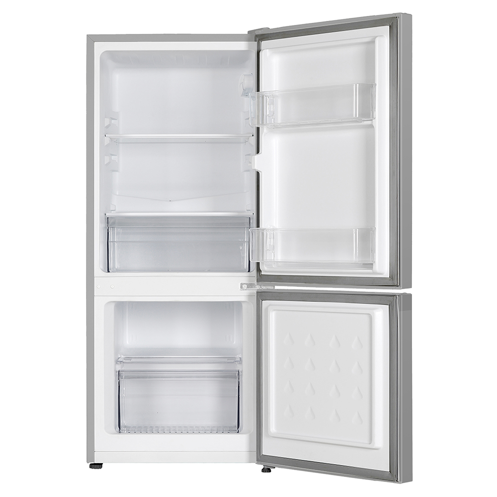 창홍 소형 미니 냉장고 2도어 원룸 가정용 실버 117L